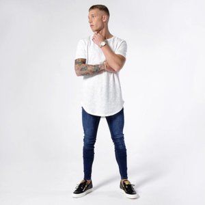 UK Raw Society Spray on Jean - Raw Navy 28 R